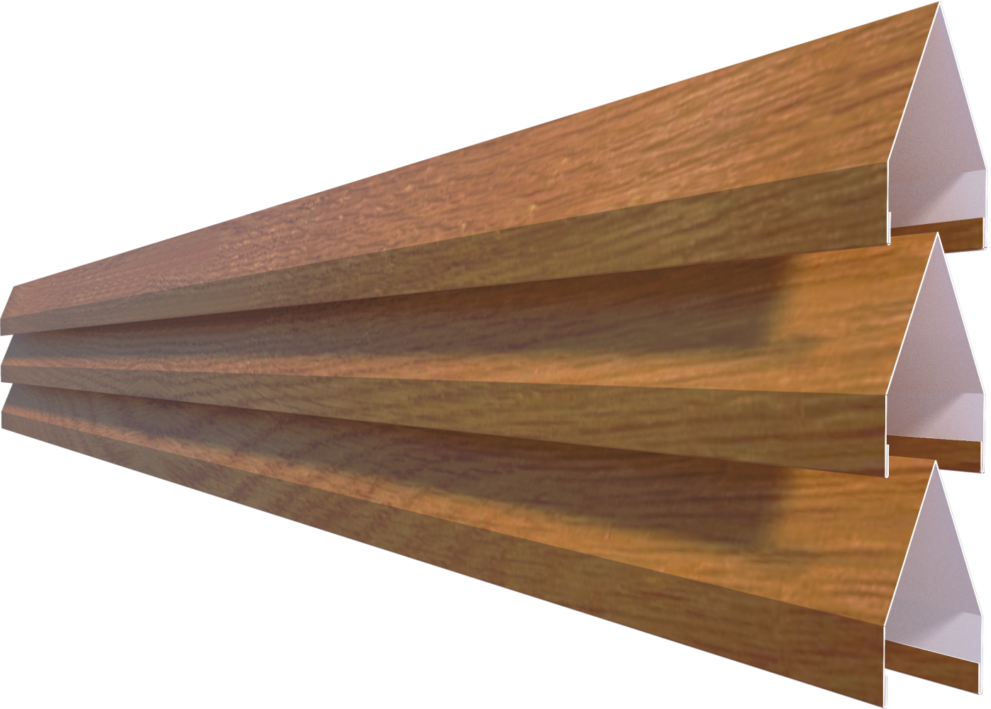 Element jaluza gard sageata V75, 0.50 mm, culoare stejar auriu