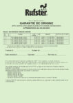 Garantie de Origine Rev 7 Garantie de Origine Rev 7