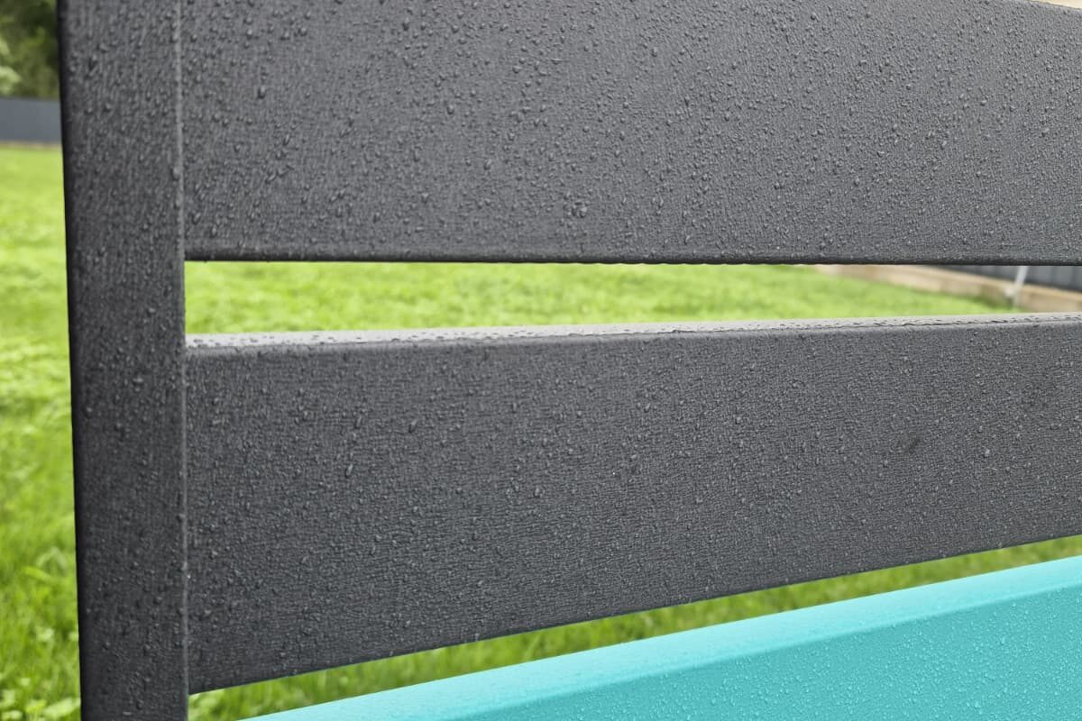 Gard rectangular 80×20 – Gri Grafit 7024 MS + RUF