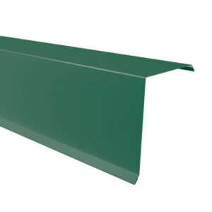 Bordură fronton mare RUFSTER Eco – 0,45 mm – Verde-crom RAL 6020 – Poliester mat structurat (MS)