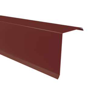 Bordură fronton mare RUFSTER Premium – 0,50 mm – Maro RAL 8017 – Poliester mat structurat (MS)