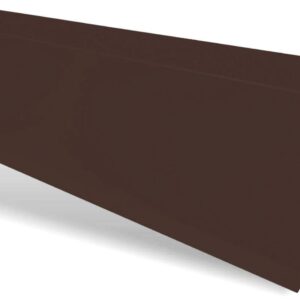 Bordură fronton standard RUFSTER Eco – 0,45 mm – Maro-grafit RAL 8019 – Poliester lucios