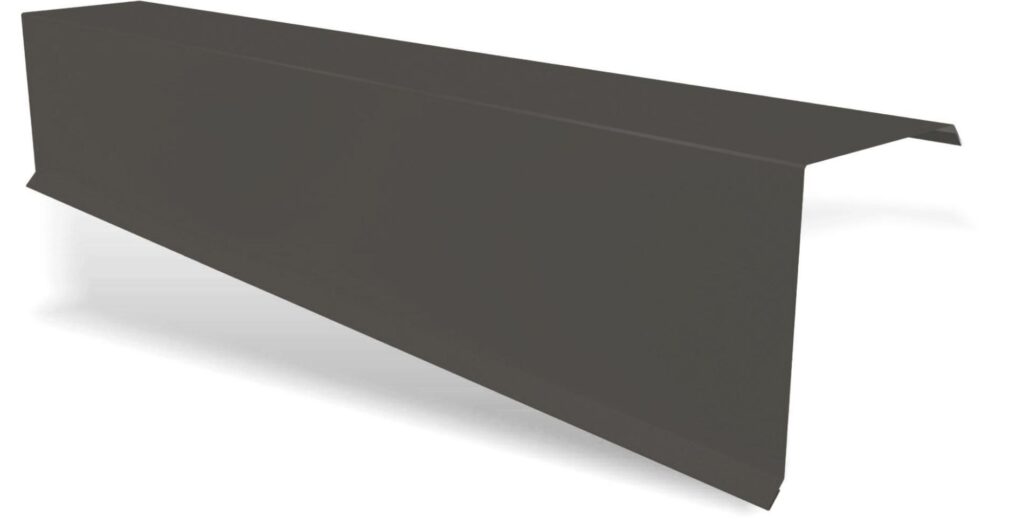 Bordură fronton standard RUFSTER Premium – 0,50 mm – Gri-grafit RAL 7024 – Poliester lucios
