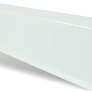 Bordură fronton standard RUFSTER Premium – 0,50 mm – Alb RAL 9002 – Poliester lucios