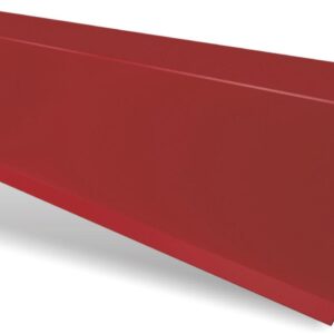 Bordură fronton standard RUFSTER Premium – 0,50 mm – Cărămiziu RAL 3009 – Poliester mat structurat (MS)