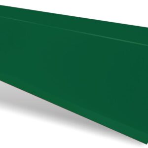 Bordură fronton standard RUFSTER Premium – 0,50 mm – Verde RAL 6005 – Poliester mat structurat (MS)