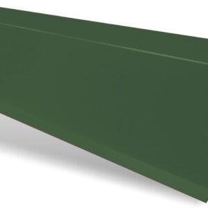 Bordură fronton standard RUFSTER Premium – 0,50 mm – Verde-crom RAL 6020 – Poliester mat structurat (MS)