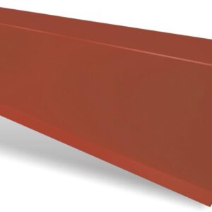 Bordură fronton standard RUFSTER Premium – 0,50 mm – Maro-cupru RAL 8004 – Poliester mat structurat (MS)