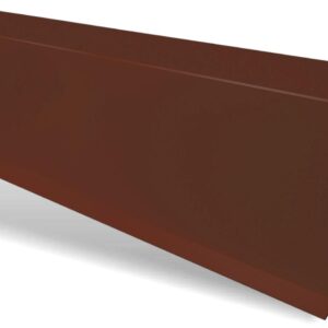 Bordură fronton standard RUFSTER Premium – 0,50 mm – Maro RAL 8017 – Poliester mat structurat (MS)