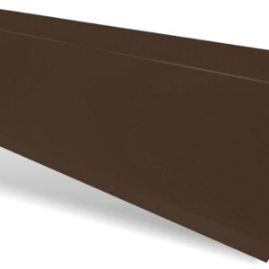 Bordură fronton standard RUFSTER Premium – 0,50 mm – Maro-grafit RAL 8019 – Super-poliester MPR