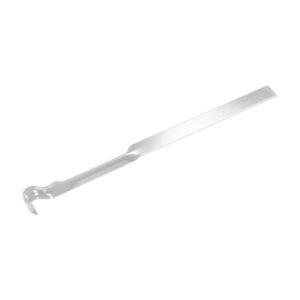 Bridă jgheab RUFSTER Eco – 0,45 mm – Alb RAL 9002 – PURAL / PUR
