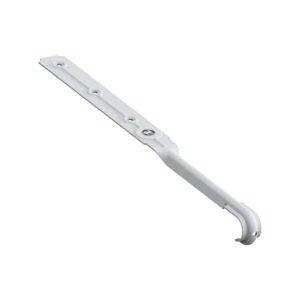 Bridă jgheab RUFSTER – 1 mm – Alb RAL 9002 – PURAL / PUR