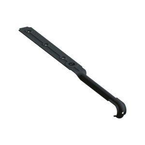 Bridă jgheab RUFSTER – 1 mm – Negru RAL 9005 – PURAL / PUR