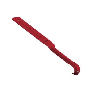 Bridă jgheab RUFSTER – 1 mm – Roșu RAL 3011 – PURAL / PUR