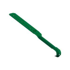 Bridă jgheab RUFSTER – 1 mm – Verde RAL 6005 – PURAL / PUR