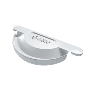 Capac jgheab RUFSTER Q125 alb 9002 (universal)