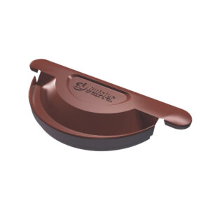 Capac jgheab RUFSTER Q125 maro 8017 (universal)