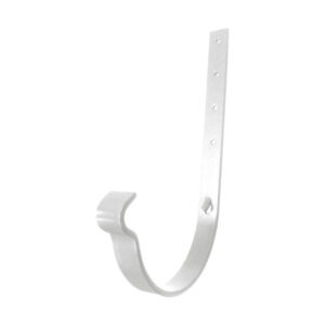 Cârlig jgheab RUFSTER – 5 mm – Alb RAL 9002 – Zincat