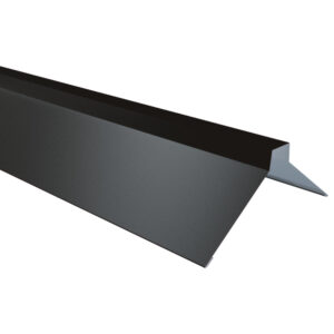 Coamă dreaptă RUFSTER Extra – 0,55 mm – Negru RAL 9005 – Super-poliester MPR