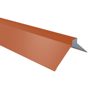 Coamă dreaptă RUFSTER Premium – 0,50 mm – Maro-cupru RAL 8004 – Poliester mat structurat (MS)