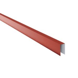Coamă pentru gard RUFSTER Premium – 0,50 mm – Cărămiziu RAL 3009 – Poliester mat structurat (MS)