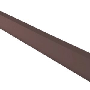 Coamă pentru gard RUFSTER – 0,60 mm – Maro-grafit RAL 8019 – PURAL / PUR