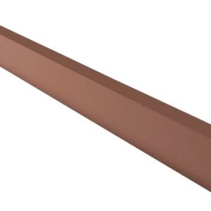 Coamă pentru gard RUFSTER – 0,60 mm – Maro-cupru RAL 8004 – PURAL / PUR