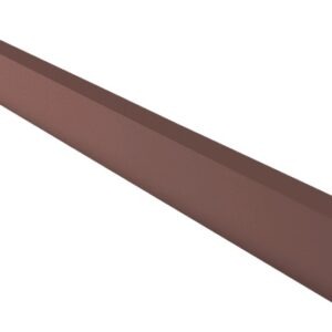 Coamă pentru gard RUFSTER – 0,60 mm – Maro RAL 8017 – PURAL / PUR