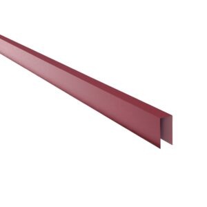 Coamă pentru gard RUFSTER – 0,60 mm – Vișiniu RAL 3005 – PURAL / PUR