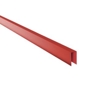 Coamă pentru gard RUFSTER – 0,60 mm – Roșu RAL 3011 – PURAL / PUR