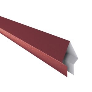 Coamă pentru gard tip săgeată RUFSTER Premium – 0,50 mm – Cărămiziu RAL 3009 – Poliester lucios