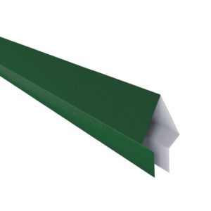 Coamă pentru gard tip săgeată RUFSTER Premium – 0,50 mm – Verde RAL 6005 – Poliester mat structurat (MS)