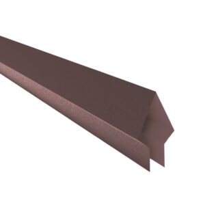 Coamă pentru gard tip săgeată RUFSTER – 0,60 mm – Maro RAL 8017 – PURAL / PUR