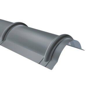 Coamă semirotundă pentru țiglă RUFSTER Eco – 0,45 mm – Gri-grafit RAL 7024 – Poliester lucios