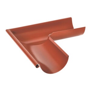 Cot jgheab 90*exterior Q125 cărămiziu 8004