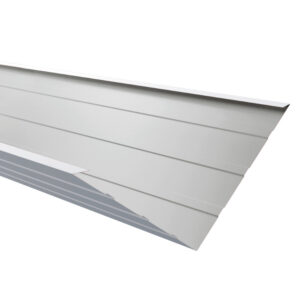 Dolie mare RUFSTER Eco – 0,45 mm – Gri-aluminiu RAL 9006 – Poliester lucios