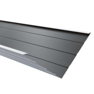 Dolie mare RUFSTER Premium – 0,50 mm – Gri-antracit RAL 7016 – Poliester mat structurat (MS)