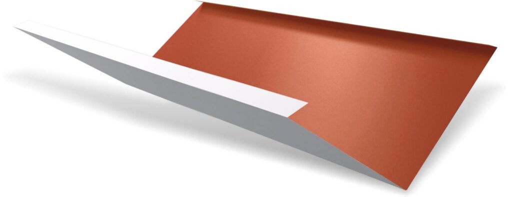 Dolie standard RUFSTER Eco – 0,45 mm – Maro-cupru RAL 8004 – Poliester mat structurat (MS)
