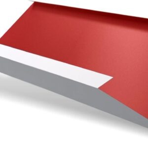 Dolie standard RUFSTER Premium – 0,50 mm – Roșu RAL 3011 – Poliester lucios