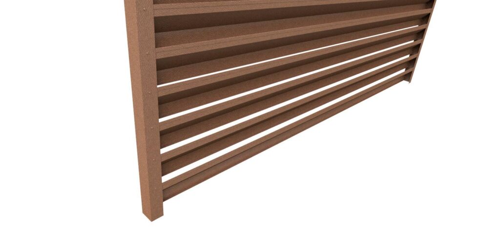 Jaluzele gard Z95 RUFSTER – 0,45 mm – Stejar auriu – Texturat / imitație lemn – Stejar auriu
