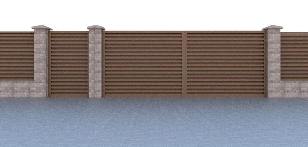 Jaluzele gard Z95 RUFSTER – 0,45 mm – Stejar auriu – Texturat / imitație lemn – Stejar auriu