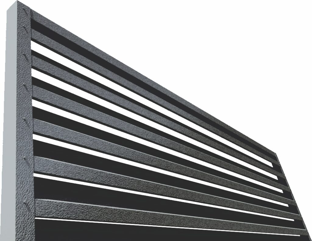 Element jaluzea pentru gard Z95, RUFSTER, grosime 0,50 mm, finisaj 7016MS Gri-antracit