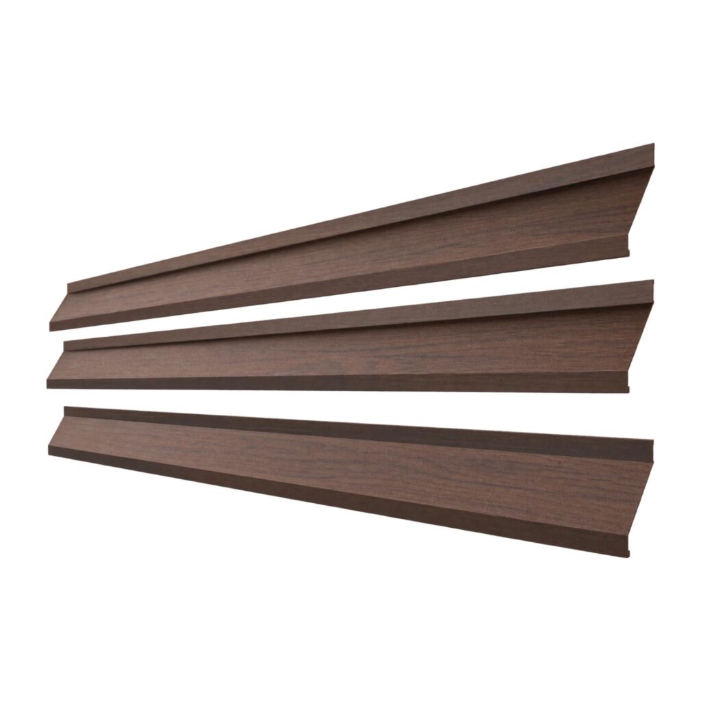 Element jaluzea pentru gard, RUFSTER Z95, grosime 0,45 mm, finisaj texturat, culoare Stejar Dark