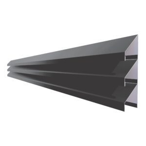 Jaluzea gard V58 RUFSTER – 0,50 mm – Gri-antracit RAL 7016 – Poliester mat structurat (MS)
