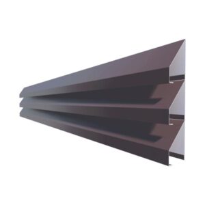 Jaluzea gard V80 RUFSTER – 0,50 mm – Maro RAL 8017 – Poliester mat structurat (MS)
