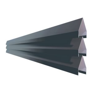 Jaluzea gard săgeată V75 RUFSTER – 0,50 mm – Gri-antracit RAL 7016 – Poliester mat structurat (MS)