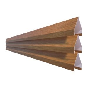 Jaluzea gard săgeată V75 RUFSTER – 0,50 mm – Stejar auriu – Texturat / imitație lemn – Stejar auriu