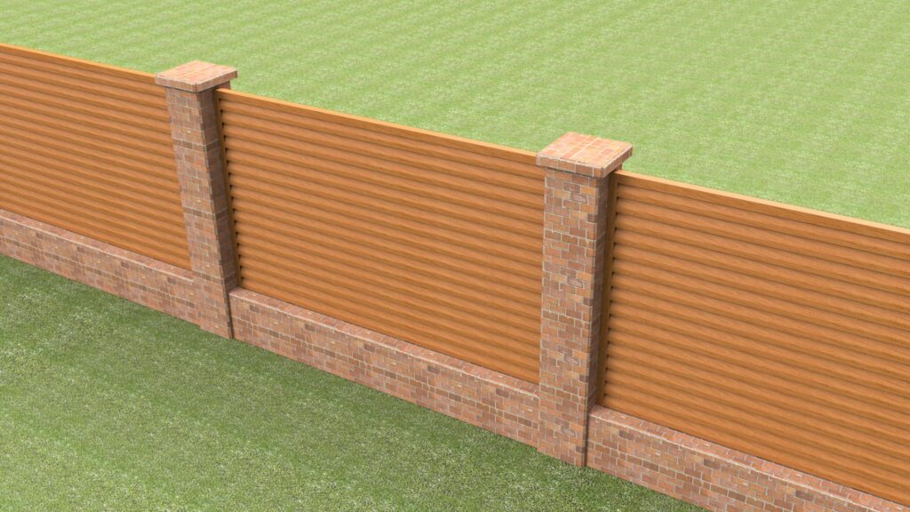 Jaluzea gard săgeată V75 RUFSTER – 0,50 mm – Stejar auriu – Texturat / imitație lemn – Stejar auriu