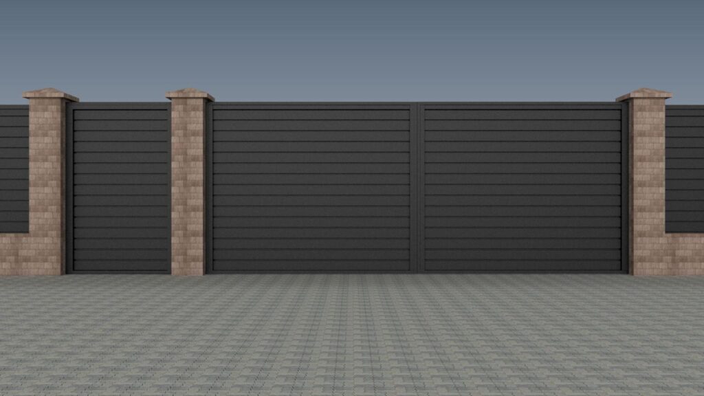 Element orizontal O120 RUFSTER – 0,60 mm – Negru RAL 9005 – Poliester mat structurat (MS) – M2P3