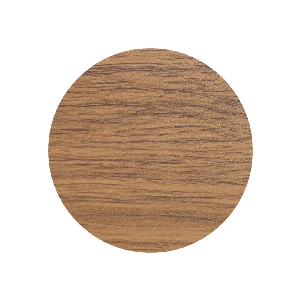 Element rectangular pentru gard, RUFSTER, dimensiune 80x20 mm, grosime 0,50 mm, finisaj texturat, culoare stejar auriu